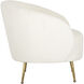 Clea Altro White Lounge Chair